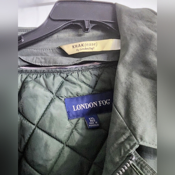 Vintage! London Fog Khak-ease XXL Men's Jacket/Coat Khaki Green Quilted Lining - Picture 4 of 9
